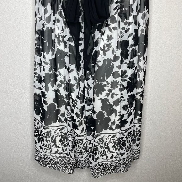 White House Black Market‎ Floral Strapless Dress - Picture 7 of 8